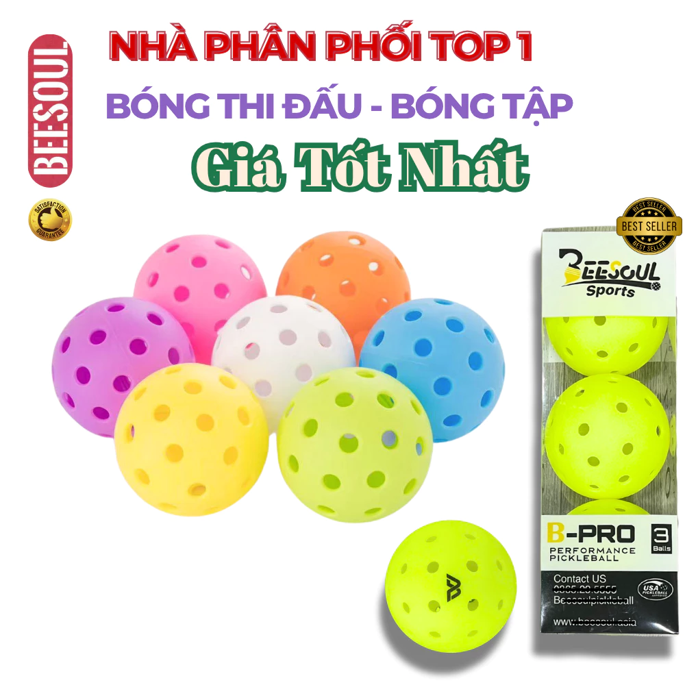 Bóng pickleball 48 lỗ,40 lỗ thi đấu tập luyện CHUYÊN NGHIỆP